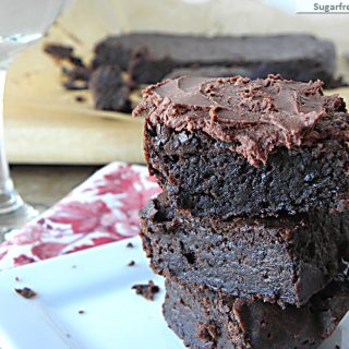 Fudgey Flourless Chocolate Brownies [Gluten, Dairy & Sugar Free]