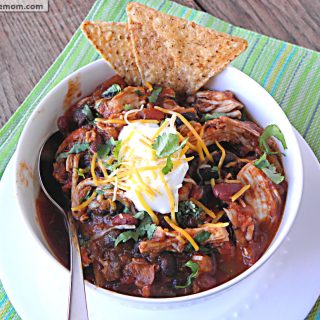 Low Fat Crock Pot Chicken Taco Chili