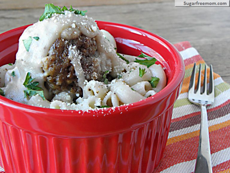 Creamy Crock Pot Turkey Meatballs [Gluten Free]
