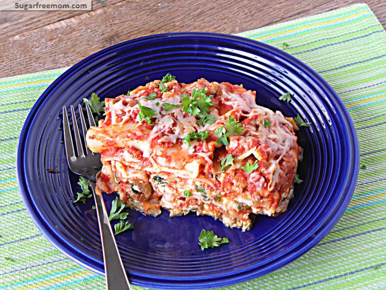 Lightened Up Crock Pot Lasagna [Gluten Free]