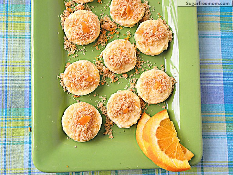 Lighter Mini Citrus CheeseCake Bites
