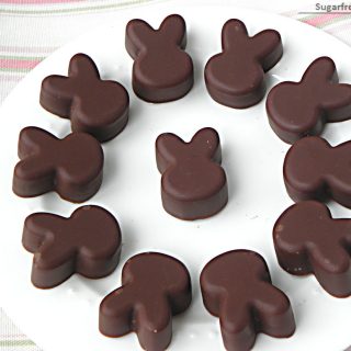 No Bake Chocolate Coconut Butter Bunnies [No Sugar Added, Dairy & Gluten Free]