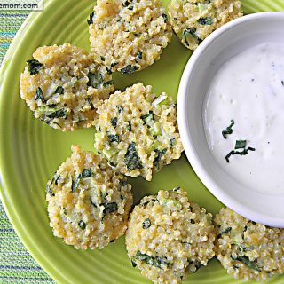 Baked Herb Veggie Quinoa Bites [Gluten Free]