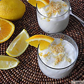 Citrus Yogurt Mousse: [No Sugar Added, Gluten Free]