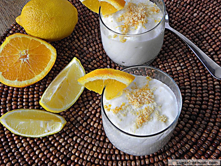Citrus Yogurt Mousse: [No Sugar Added, Gluten Free]