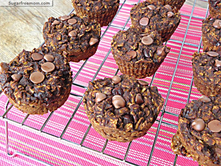 Individual Chocolate Baked Oatmeal: Gluten & Dairy Free