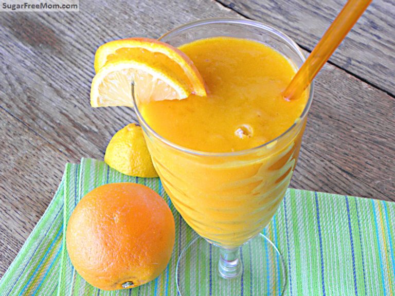 Mango Citrus Veggie Juice {No Added Sugar, Dairy & Gluten Free}