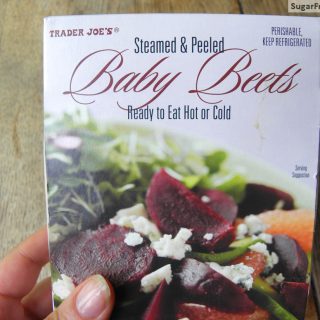 Spinach Lentil Beet Salad with Balsamic Dressing {No Added Sugar}