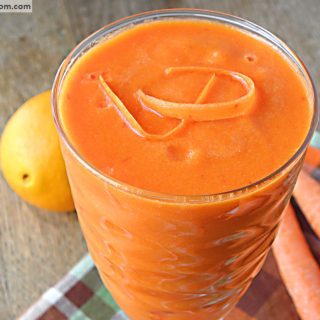 Orange Carrot Ginger Juice {No Added Sugar, Dairy & Gluten Free}