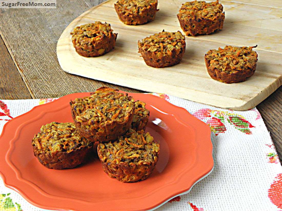 Carrot Cake Baked Oatmeal Cups {Gluten, Dairy &#038; Nut Free} carrotoatmeal3