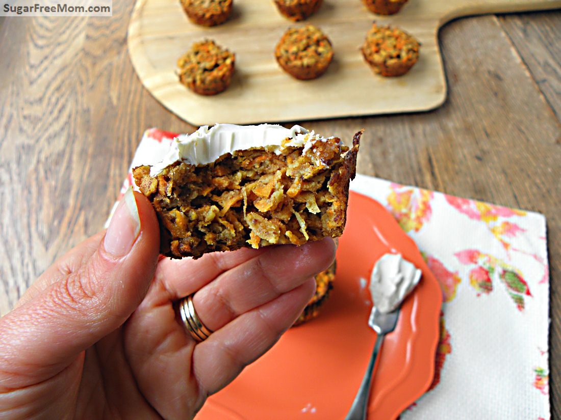 Carrot Cake Baked Oatmeal Cups {Gluten, Dairy &#038; Nut Free} carrotoatmeal4