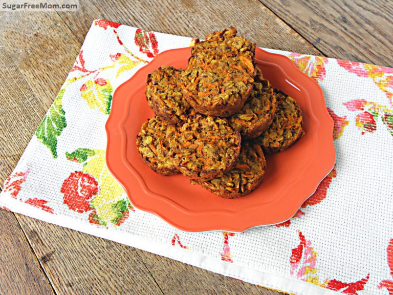 Carrot Cake Baked Oatmeal Cups {Gluten, Dairy & Nut Free}