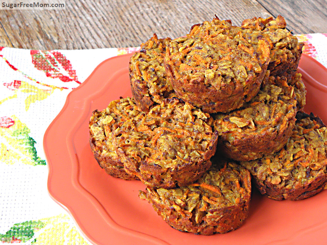 Carrot Cake Baked Oatmeal Cups {Gluten, Dairy &#038; Nut Free} carrotoatmeal6