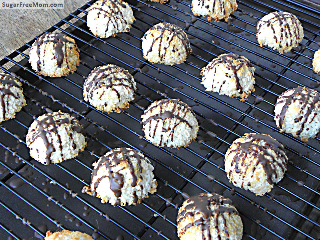 Sugar Free Coconut Macaroons (Dairy Free, Gluten Free, Keto) - Sugar-Free Mom