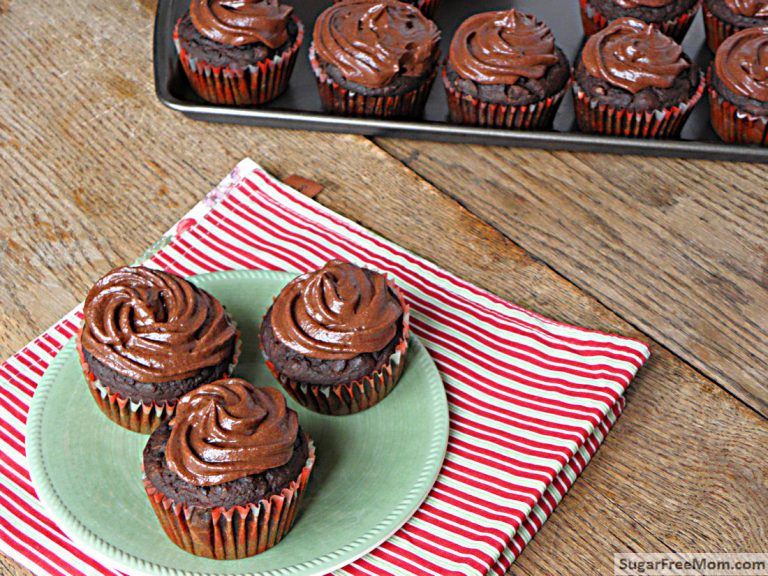 Gluten Free Dairy Free Chocolate Zucchini Cupcakes
