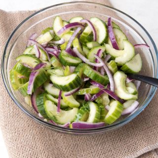 Low Carb Keto Cucumber Dill Salad