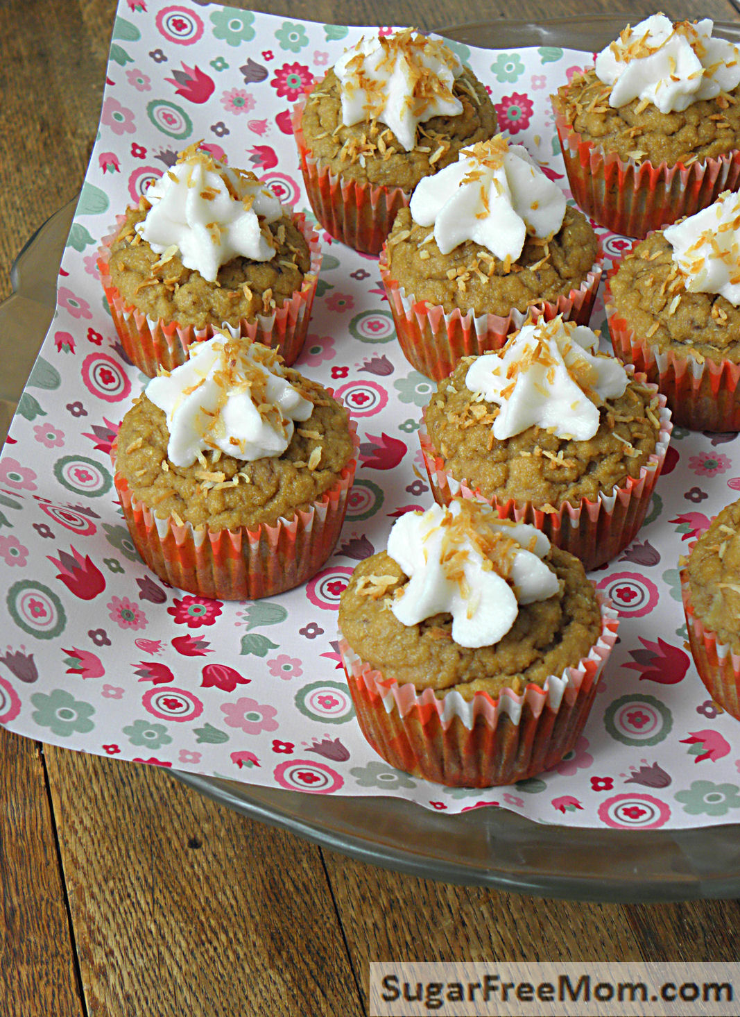 Dairy Free Sugar-Free Coconut Cream Cupcakes - Sugar-Free Mom