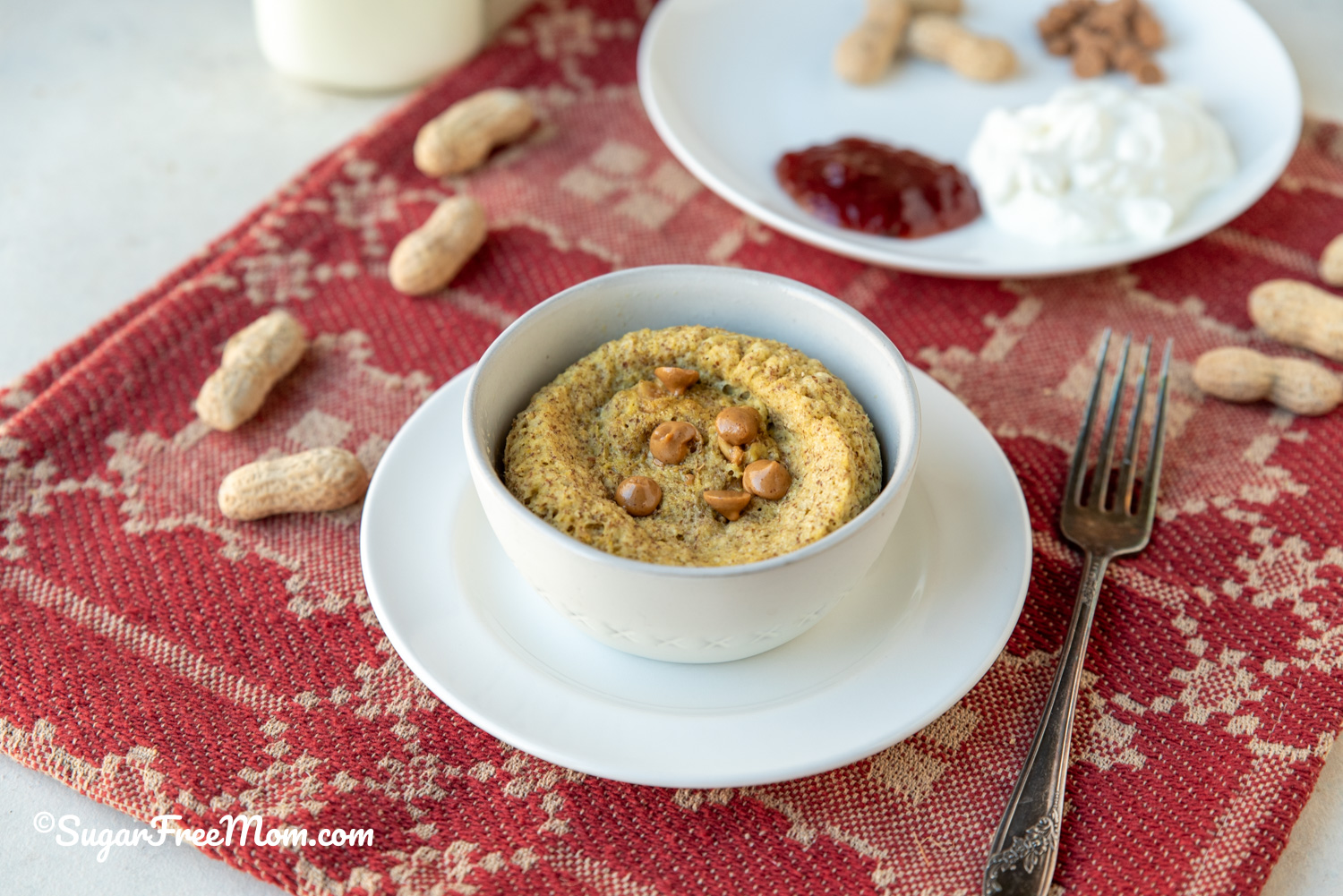 Sugar Free Peanut Butter Mug Muffin