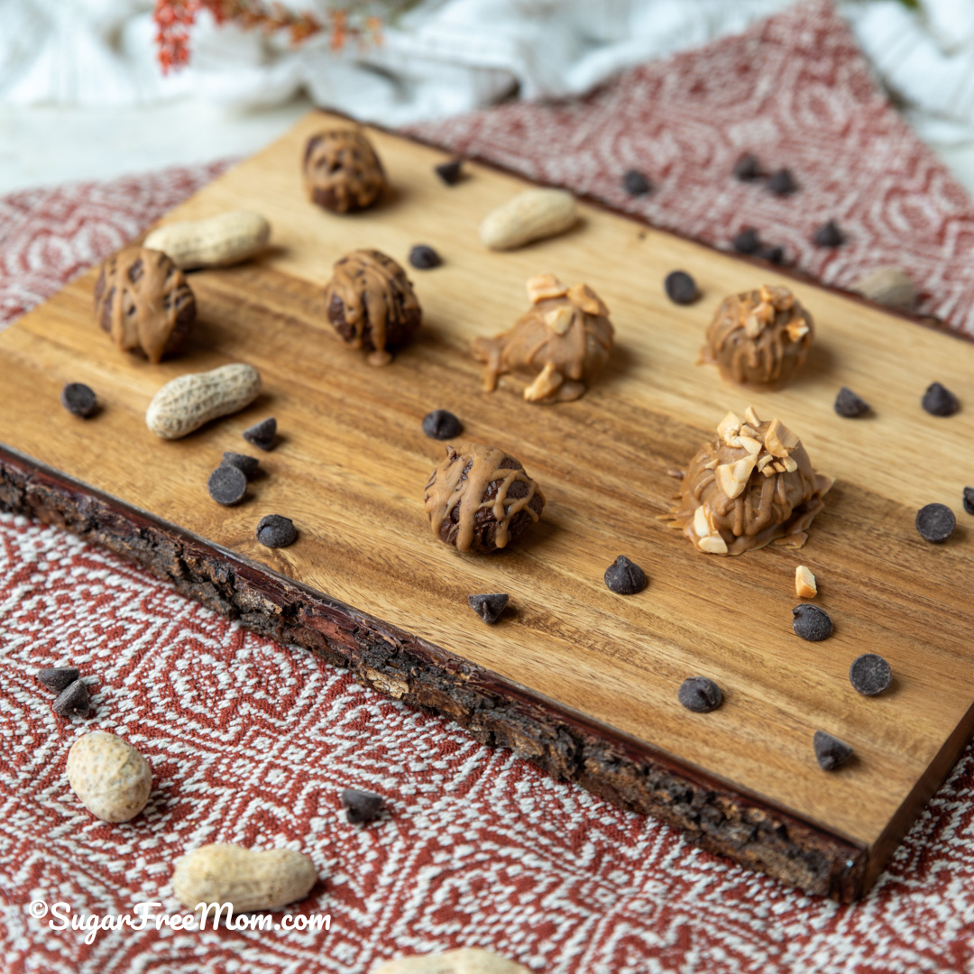 Easy Keto Chocolate Peanut Butter Truffles