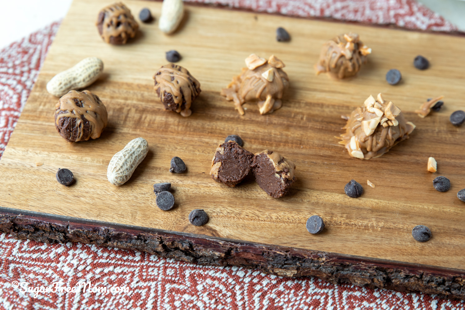 Easy Sugar Free Peanut Butter Truffles