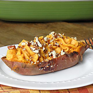 Twice Baked Sweet Potatoes {No Sugar Added}