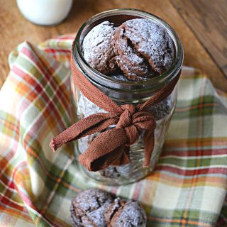 Gluten & Sugar Free Chocolate Crinkle Cookies