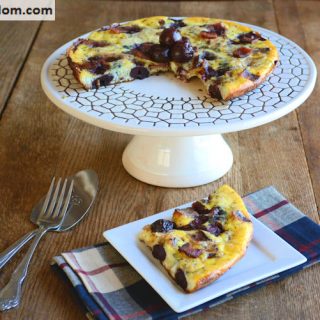 Sweet & Savory Low Carb Cherry Frittata
