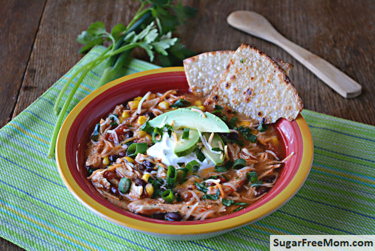 Crock Pot Chicken Enchilada Soup