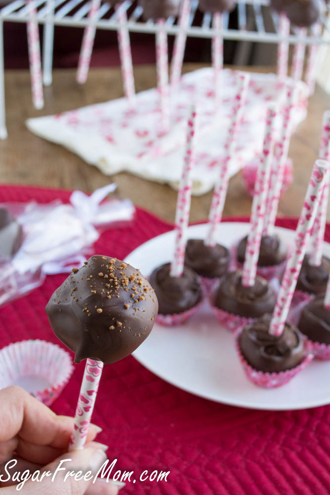 Sugar Free Brownie Cake Pops Grain Gluten Free