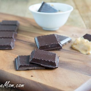 Sugar-Free Dark Chocolate Candy Bars {Nut, Dairy & Gluten Free}