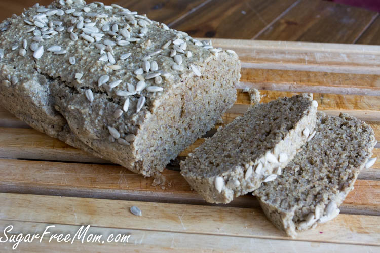 Grain Free Nut Free Sunflower Bread {Sugar &amp; Gluten Free}