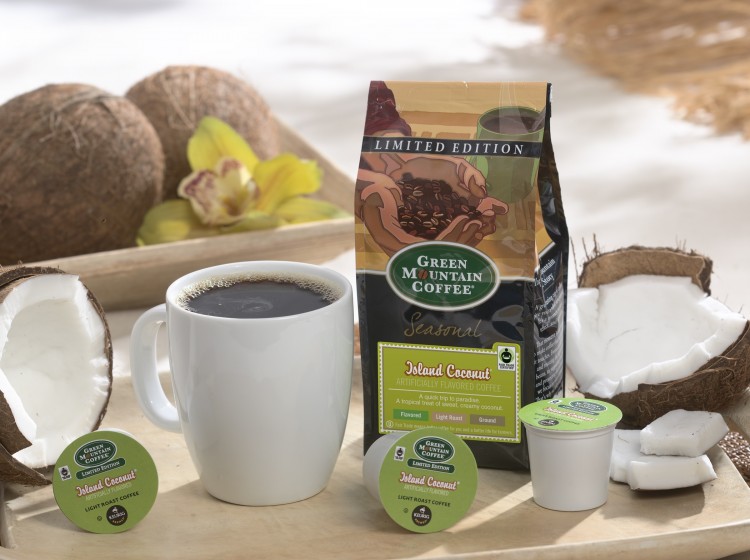 island coconut bag and kcup