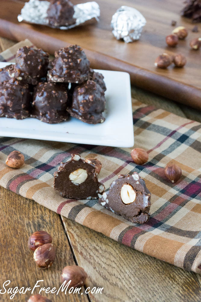Sugar-Free Copycat Ferrero Rocher {Low Carb & Dairy Free}