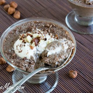 Sugar-Free Nutella Chia Pudding {Dairy Free & Low Carb}