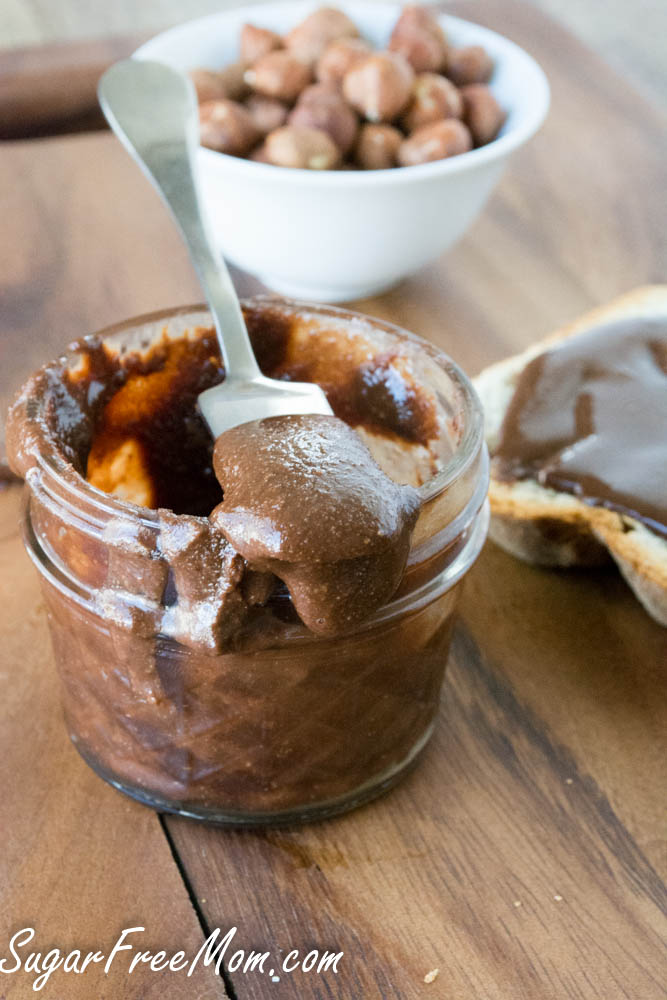 Sugar-Free Homemade Nutella {Dairy Free & Low Carb}