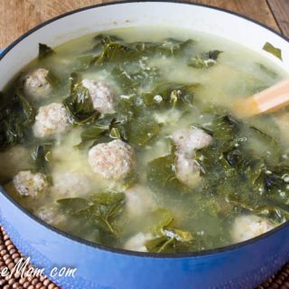 Lightened Up Italian Wedding Soup with Quinoa