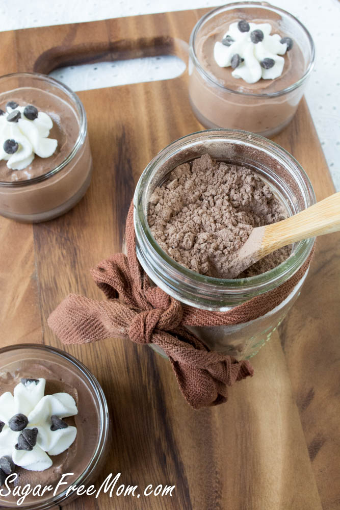 Instant Homemade Sugar-Free Chocolate Pudding Mix