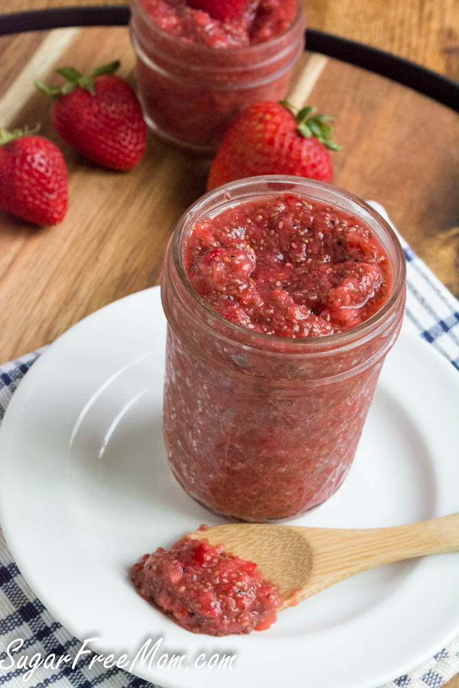 Keto strawberry jam