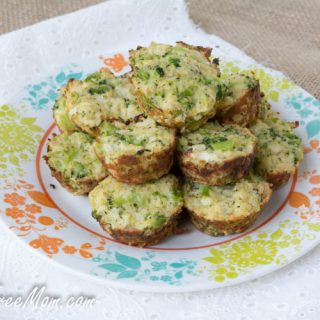 Broccoli Cauliflower Quinoa Bites {Low Carb & Gluten Free}