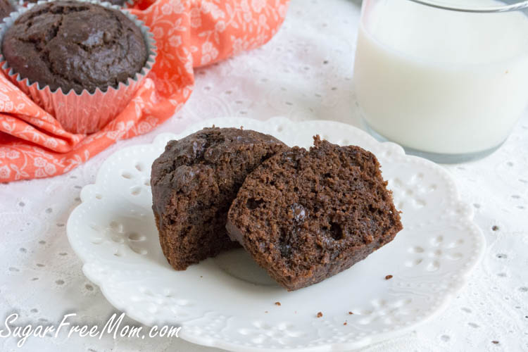 Sugar-Free & Dairy Free Chocolate Muffins