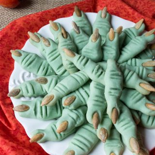 Sugar Free Halloween Witches' Finger Cookies {Gluten Free}