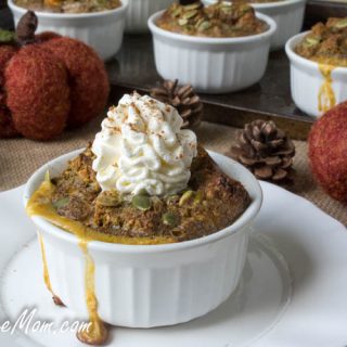Low Carb Pumpkin Bread Pudding