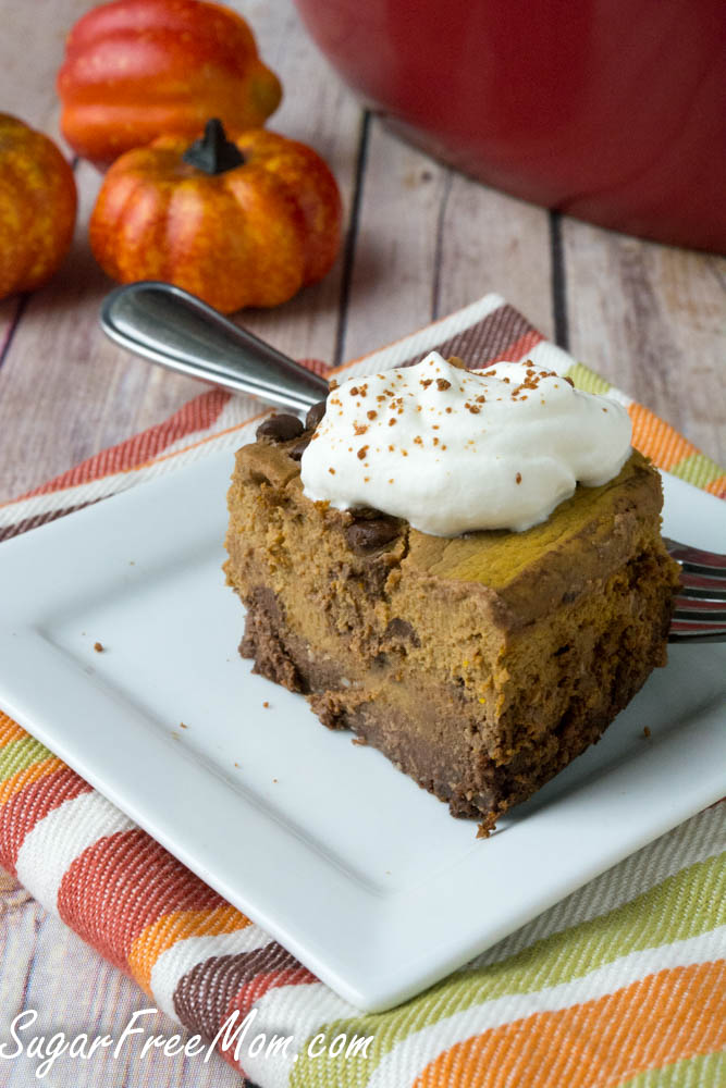 Crock Pot Sugar-Free Pumpkin Pie Bars