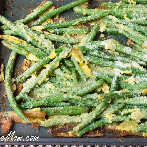 Oven Roasted Green Beans with Parmesan - Healthier Dishes