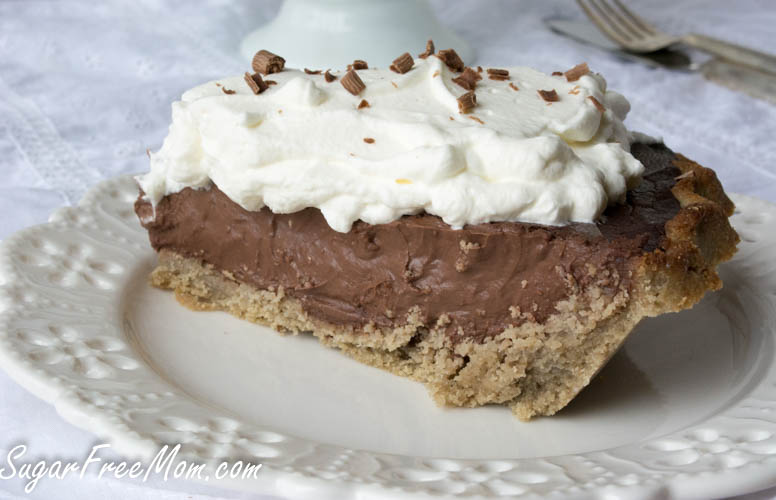 1 1/3 cups chocolate wafer crumbs (from about 26 cookies such as nabisco famous chocolate wafers), 5 tablespoons unsalted butter, melted, 1/4 cup sugar, 2/3 cup sugar, 1/4 cup cornstarch, 1/2 teaspoon salt, 4 large egg yolks, 3 cups whole milk. Sugar Free Chocolate Cream Pie - Sugar Free Keto Chocolate Cream Pie (Low Carb, Nut Free ...