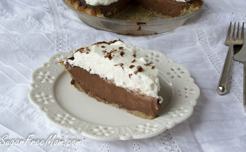 Top with whipped cream before serving. Sugar Free Chocolate Cream Pie - Sugar Free Keto Chocolate Cream Pie (Low Carb, Nut Free ...