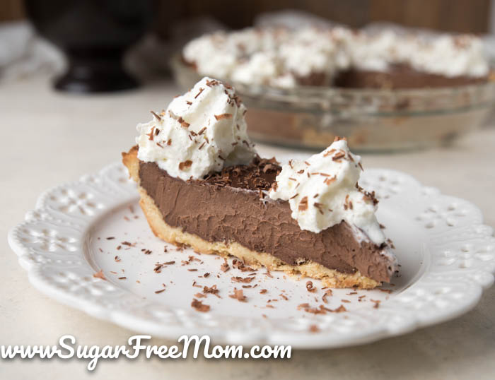 Sugar Free Keto Chocolate Cream Pie Low Carb Nut Free Gluten Free