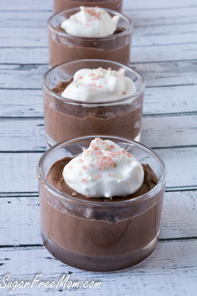 Sugar-Free Low Carb Keto Peppermint Mocha Pudding
