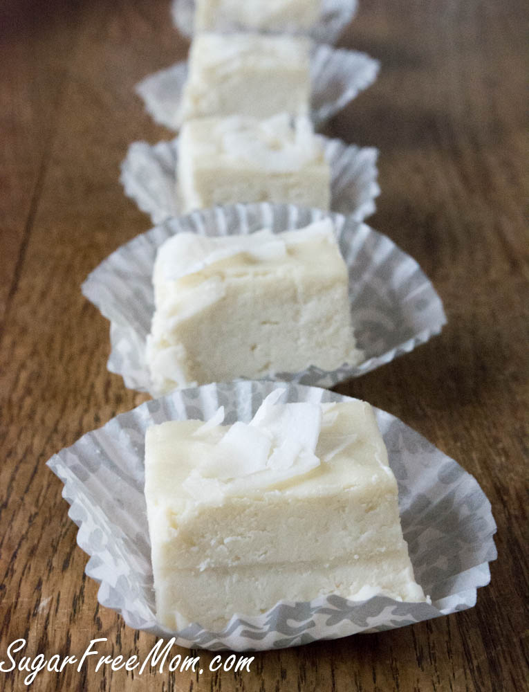 Low Carb White Chocolate Fudge