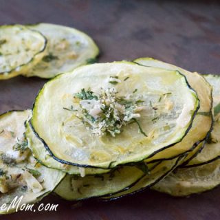 Homemade Ranch Zucchini Chips